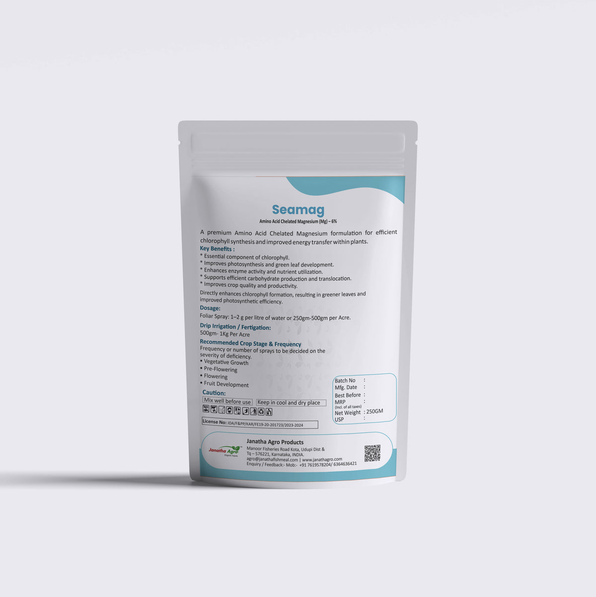 Seamag - Magnesium Fish Amino Acid Complex (Mg - 6%) - Micronutrients For Plants